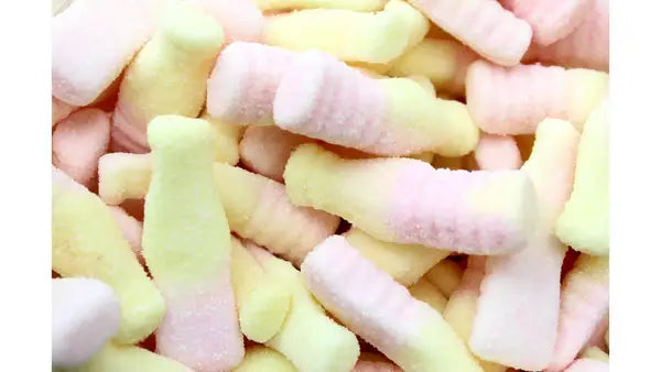 Swedish Strawberry Banana Fizzy Pop Bottle