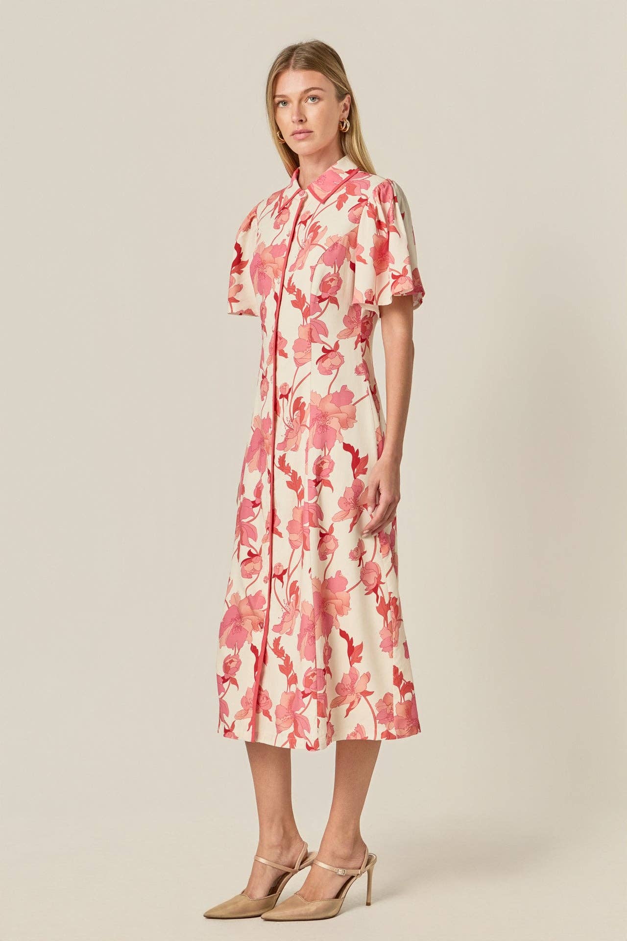 A-Line Mini Shirt Dress