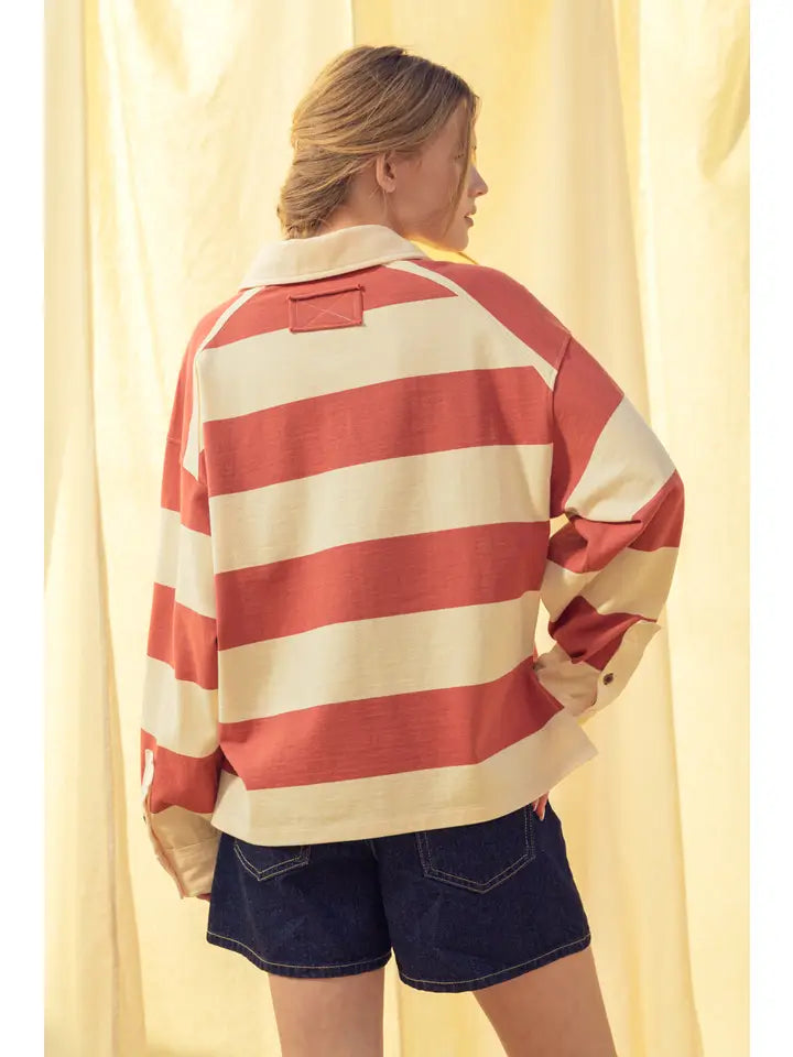 Long Sleeve Rugby Knitted Shirts