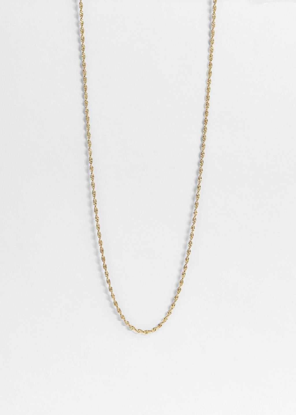 Gold Singapore Dainty Chain Necklace