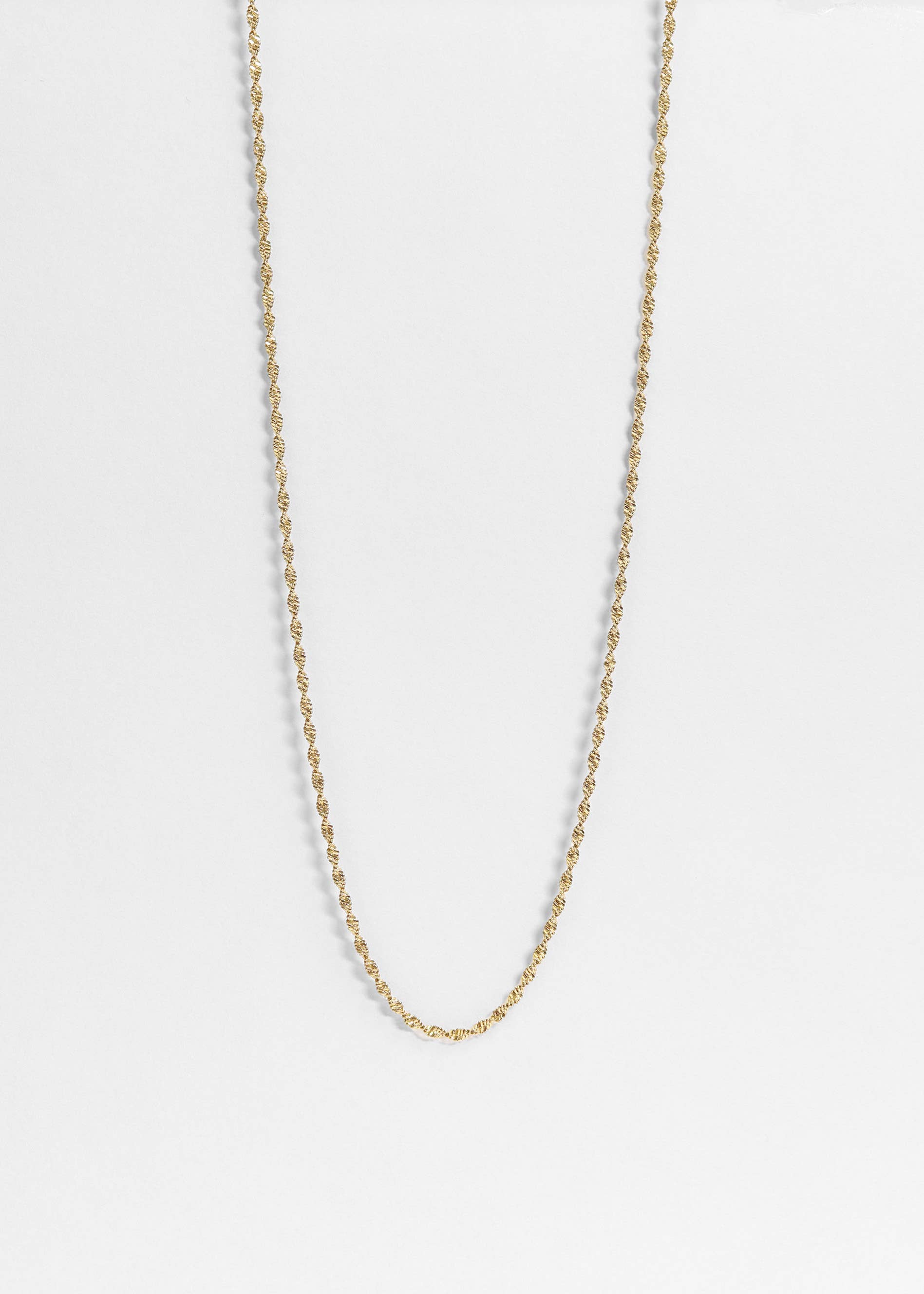 Gold Singapore Dainty Chain Necklace