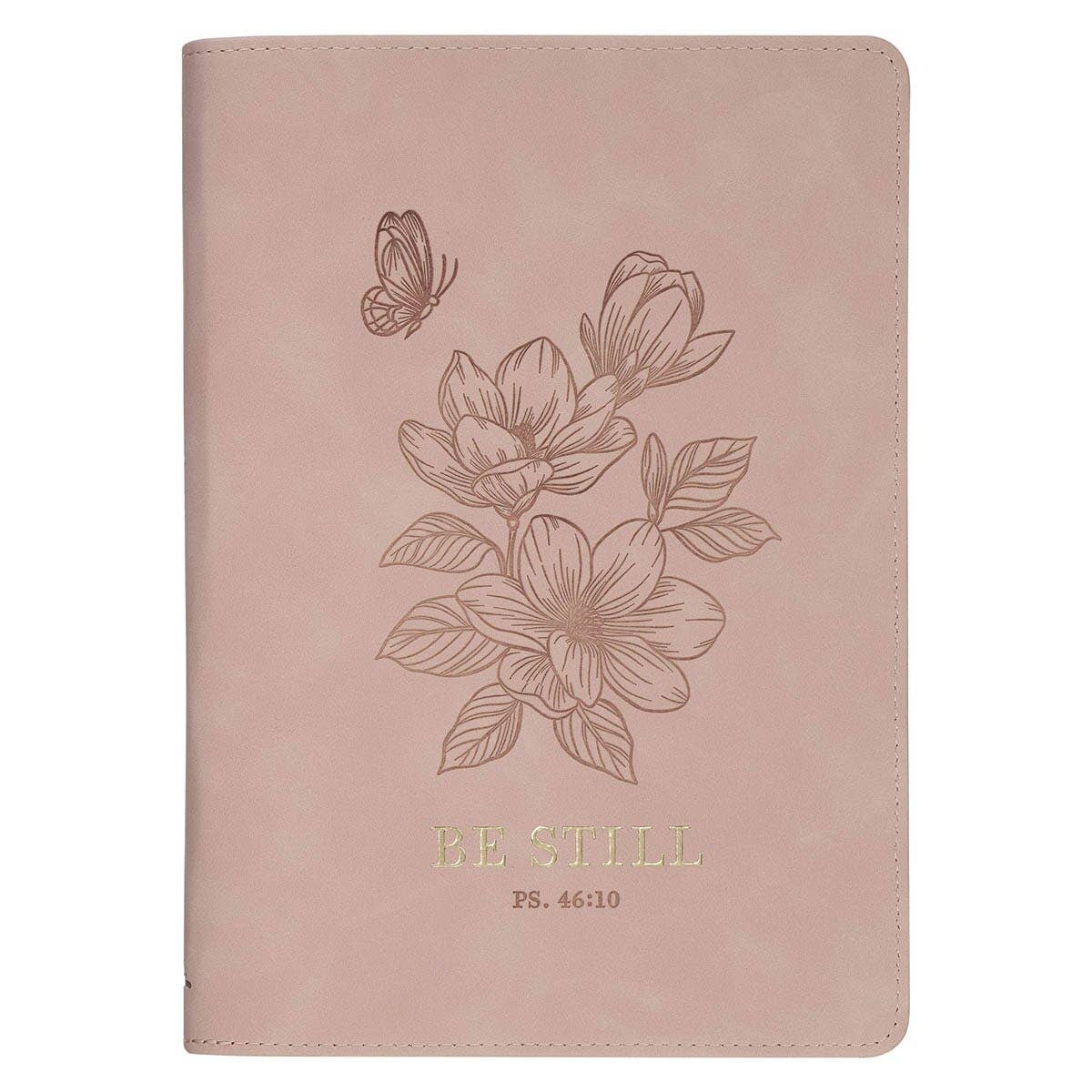 Classic Zip Pink Be Still Journal