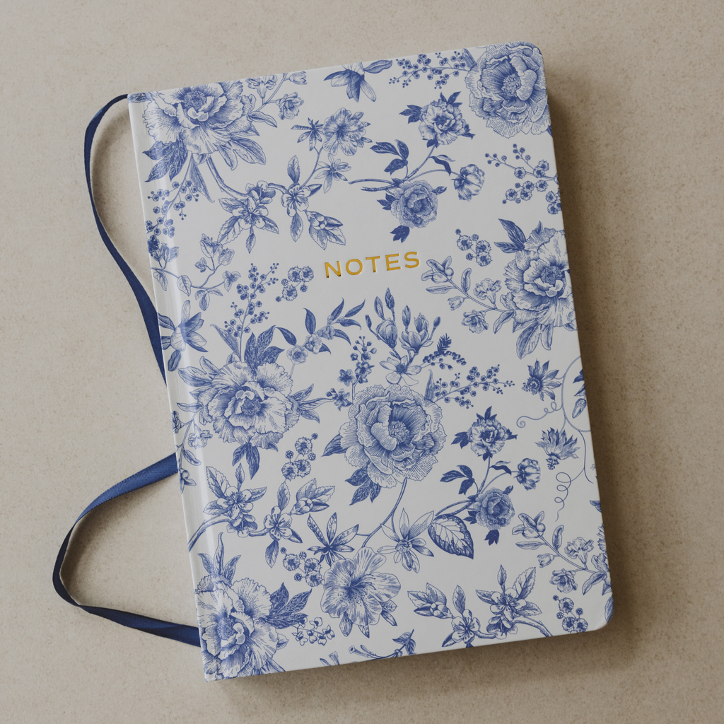 Blue Delft Notes Journal - Home Decor
