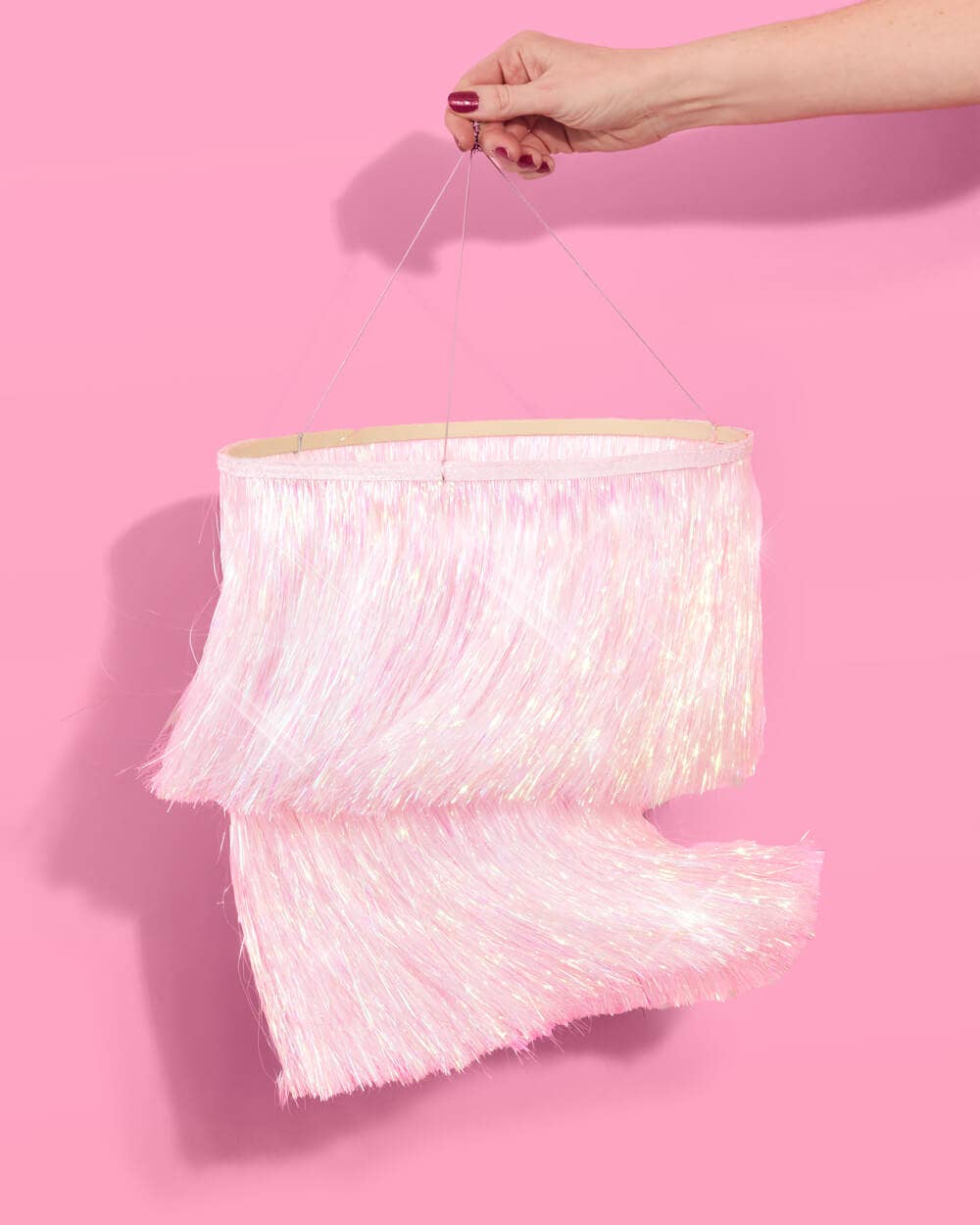 Iridescent Valentines Party Chandelier