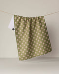 Lucky Flowers Tea Towel - Mahjong