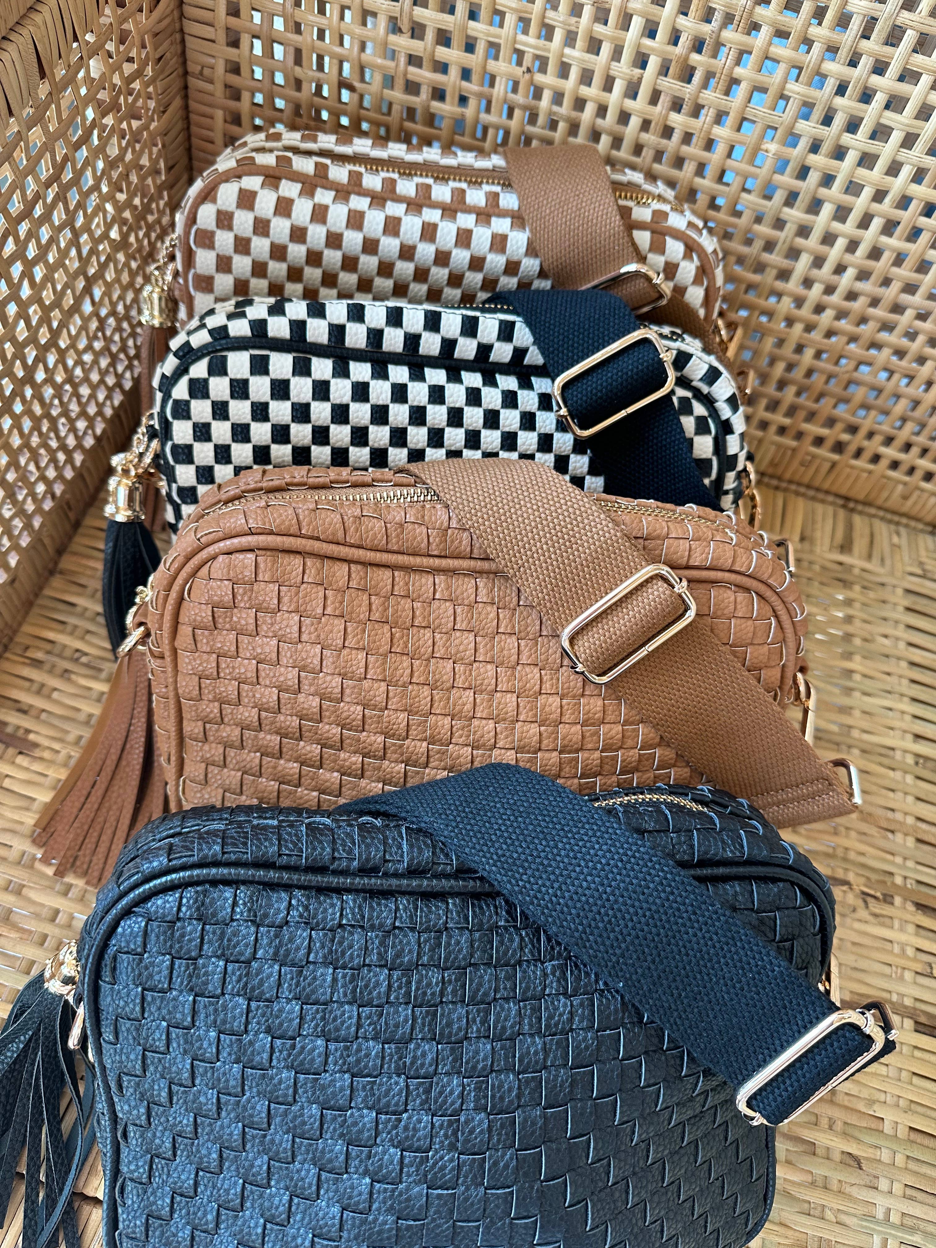 Sadie Woven Crossbody Bag