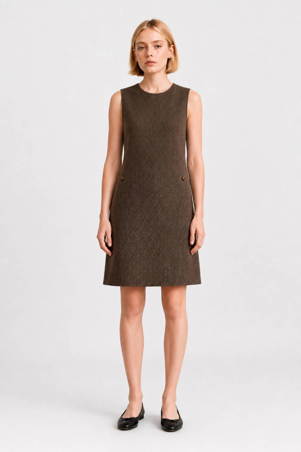 CLASSIC CHECK SHIFT DRESS