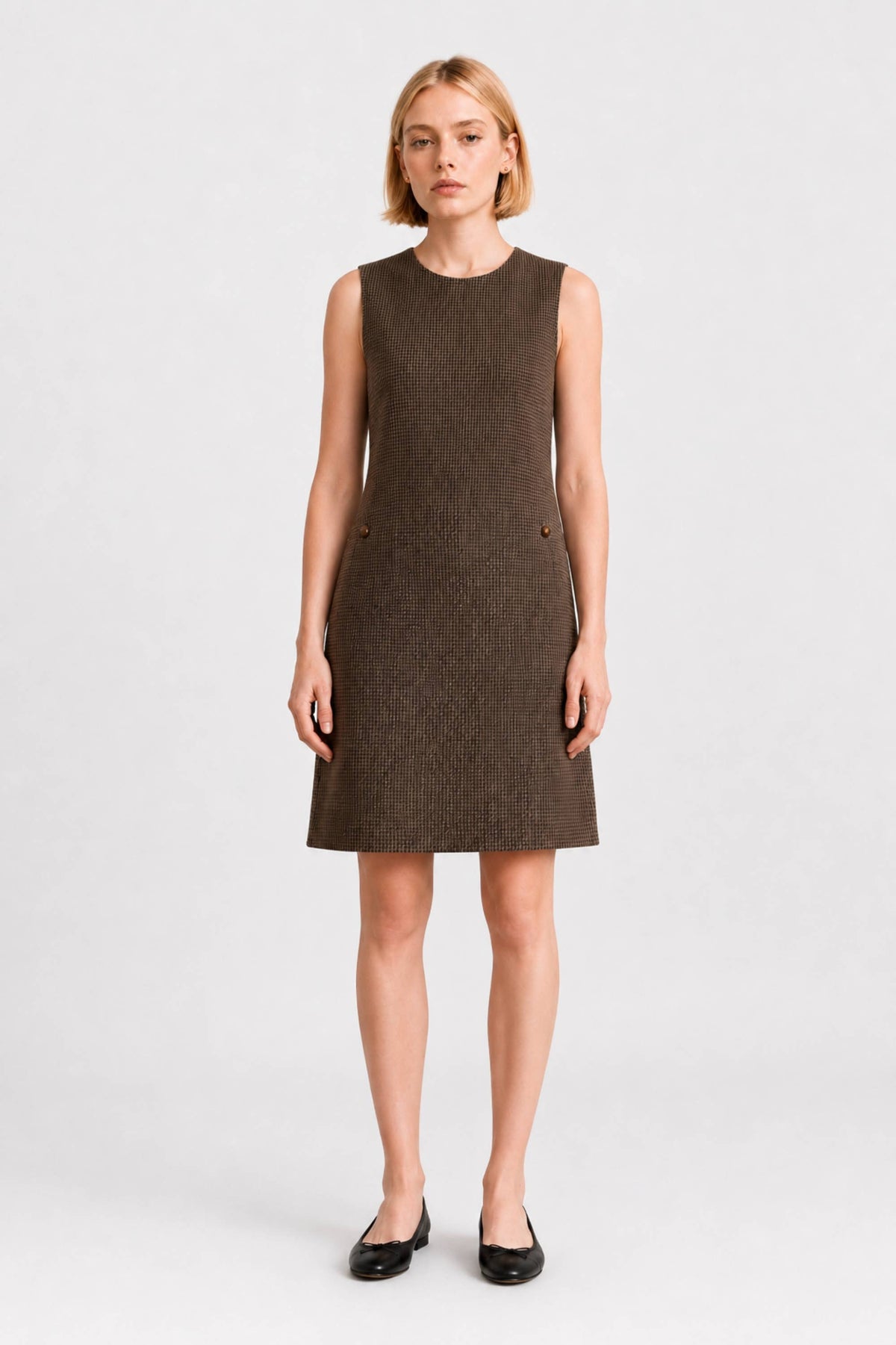 CLASSIC CHECK SHIFT DRESS