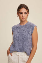 Cable Knit Sweater Vest