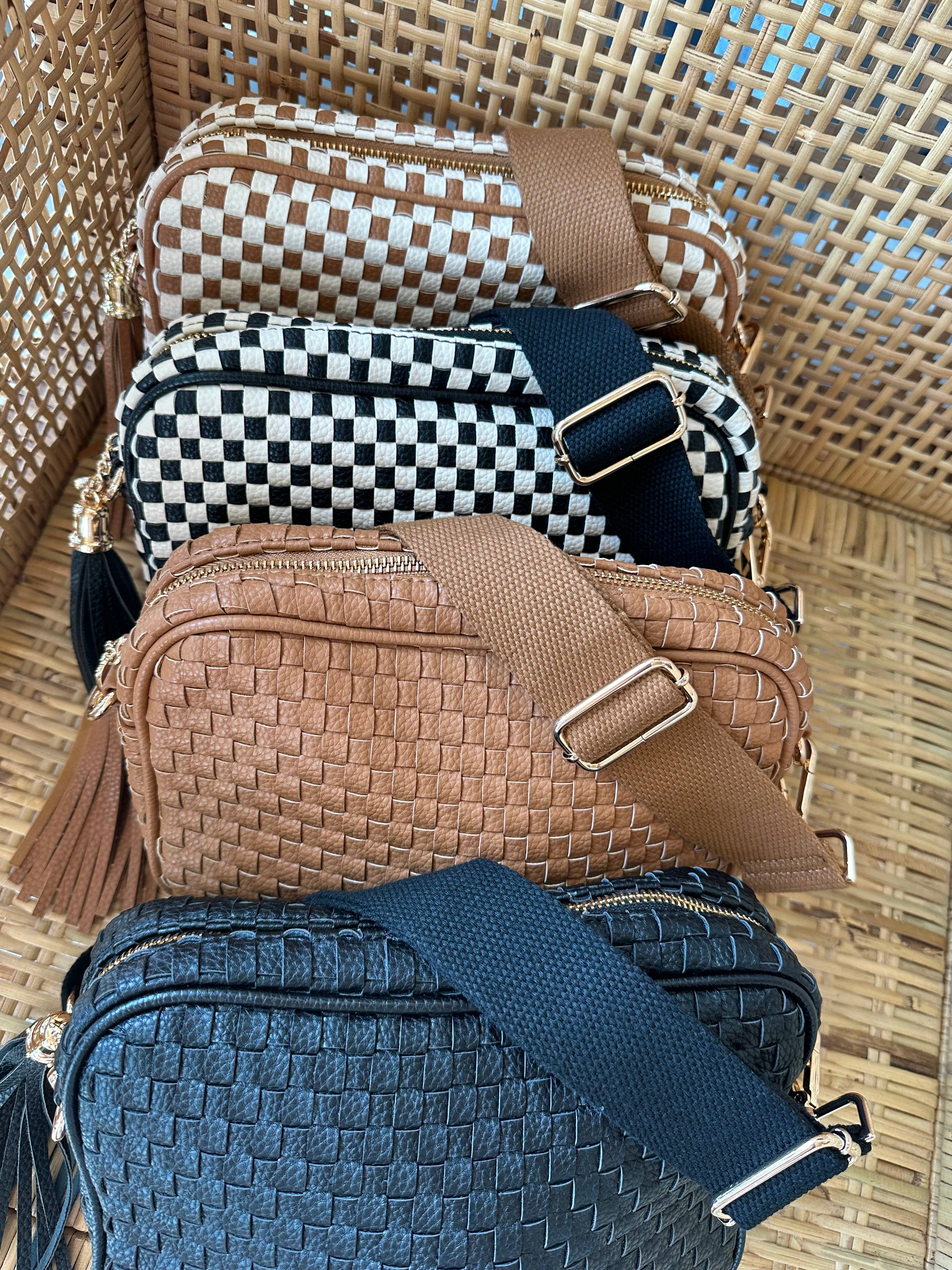 Sadie Woven Crossbody Bag