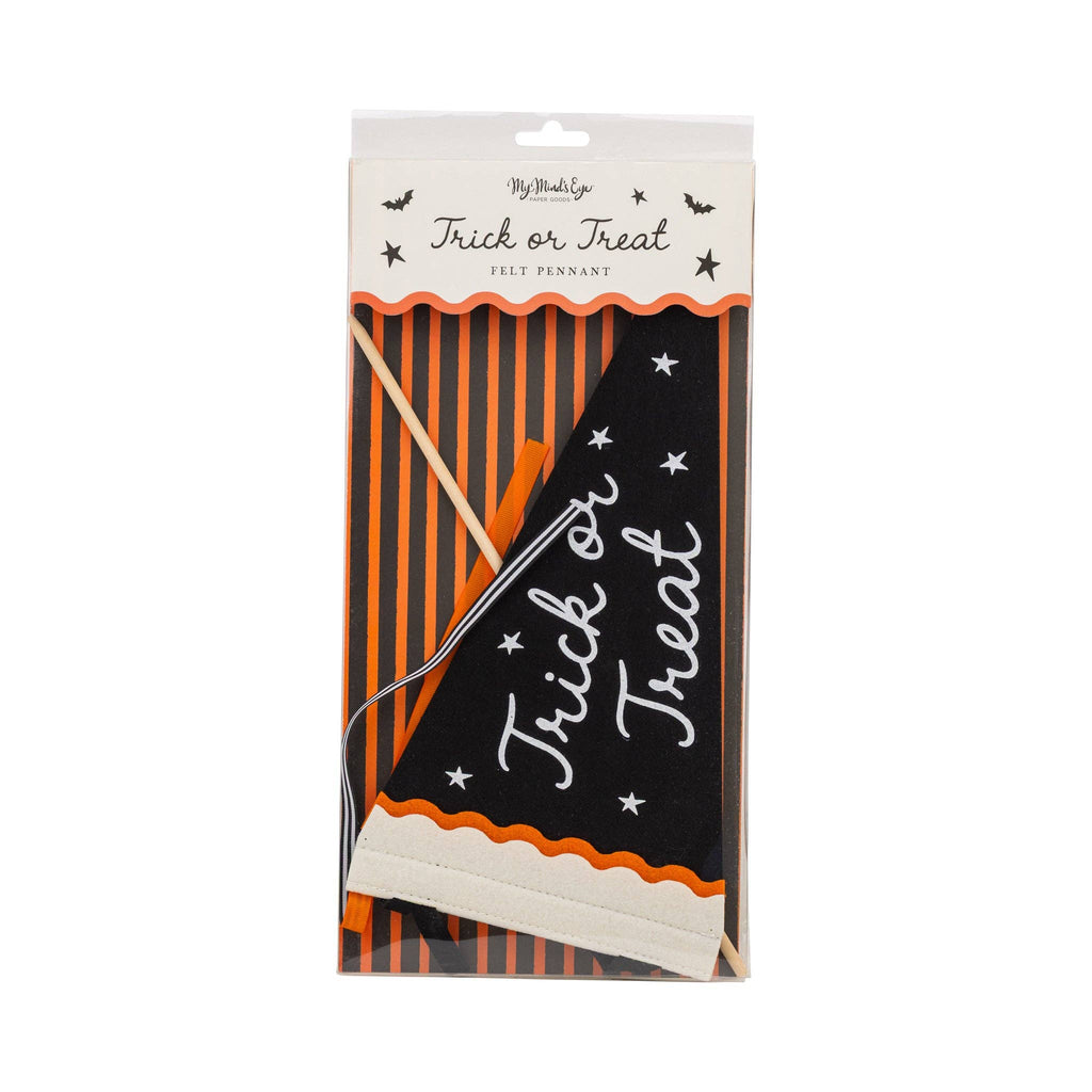 PLHB515 - Trick or Treat Felt Pennant Banner