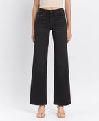 HIGH RISE FULL LENGTH BLACK LOOSE FIT JEANS