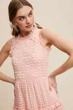 Sleeveless Gingham Dress