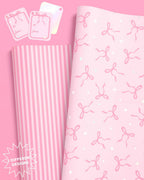 Pink Bows Wrapping Paper