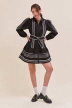 Belted Mini Dress