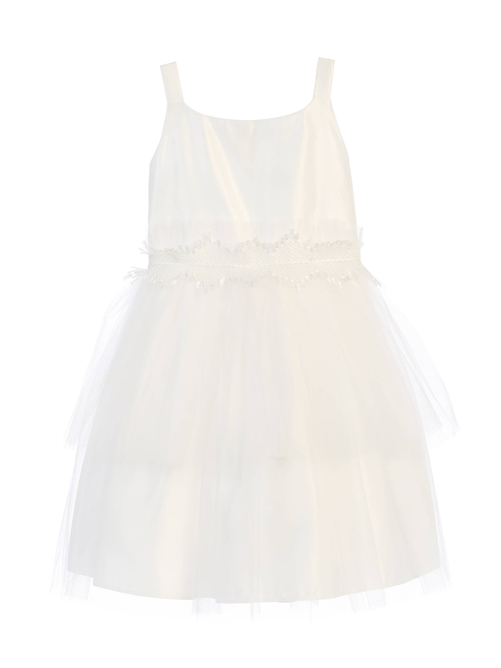 Satin and Tulle Reverse Dress