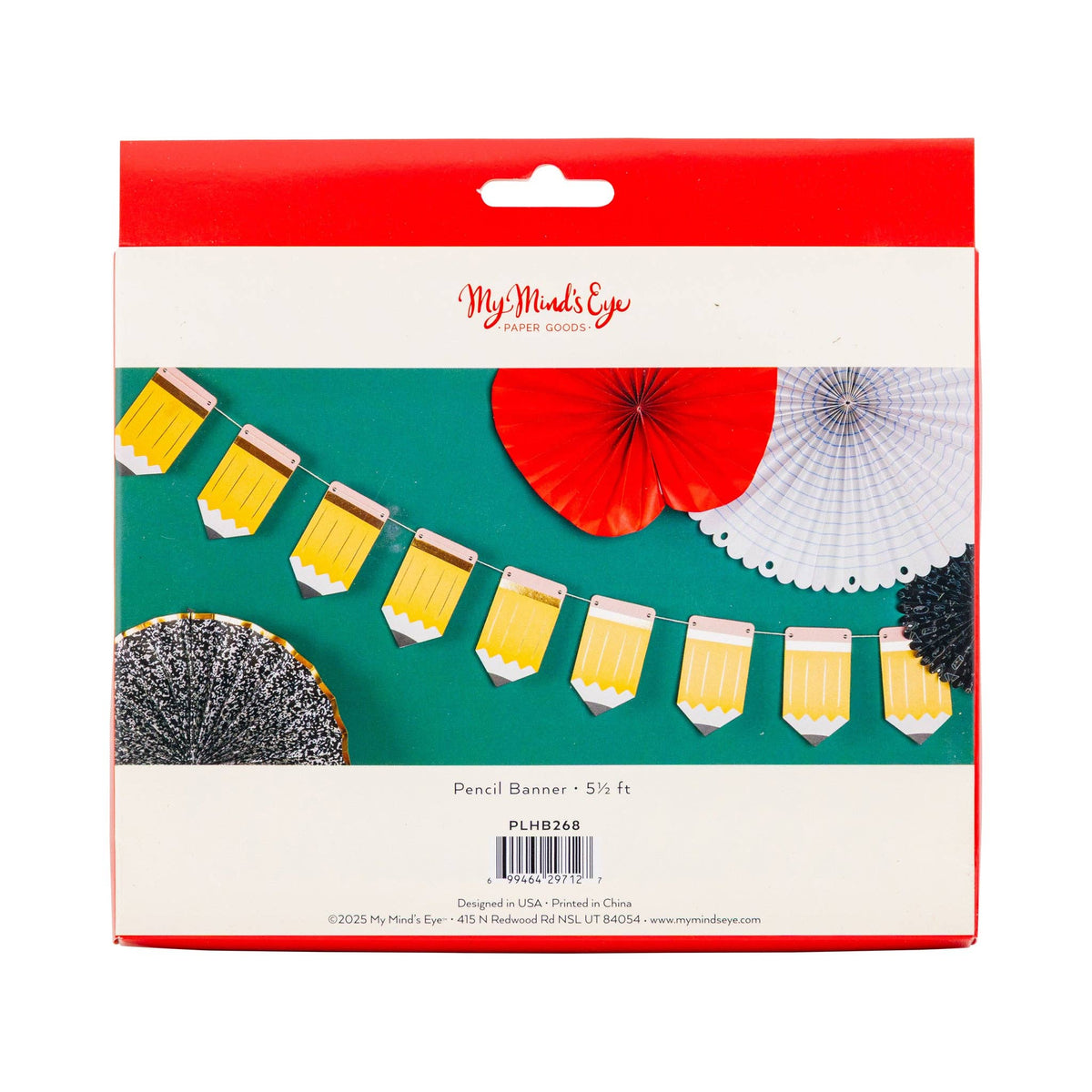 PLHB268 - Chipboard Pencils Banner
