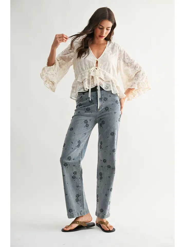 Boho Embroidered Blouse