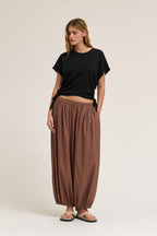 SIDE SCRUNCH TEE
