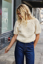 Chunky Knit Short Sleeve Sweater