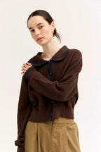 SCALLOP EDGE CARDIGAN