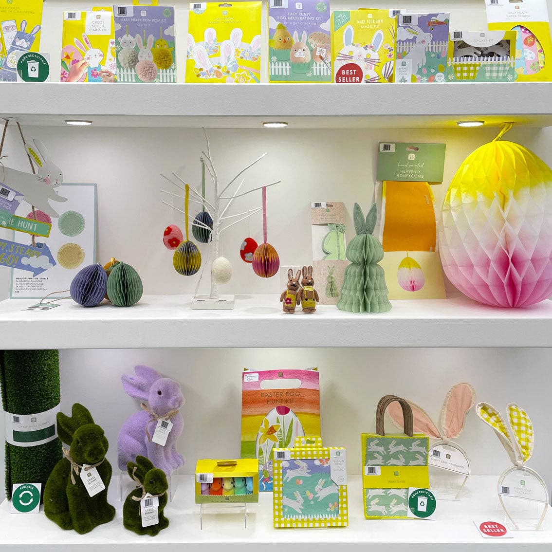 Green Grass Bunny Decoration