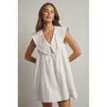 OVERSIZED SAILOR COLLAR MINI DRESS