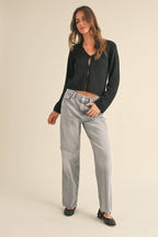 LIGHT WEIGHT KNIT CARDIGAN