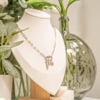 18K Gold Paperclip Carabiner Necklace