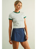 Striped Slub Ringer Tshirt