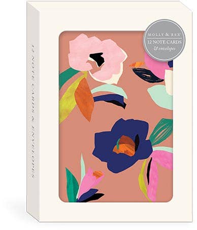 Playful Patterns Floral Note Cards