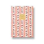Lined Notebook, A5 Softcover - Cherry Wave
