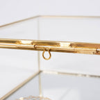 Glass Square Hinged Box