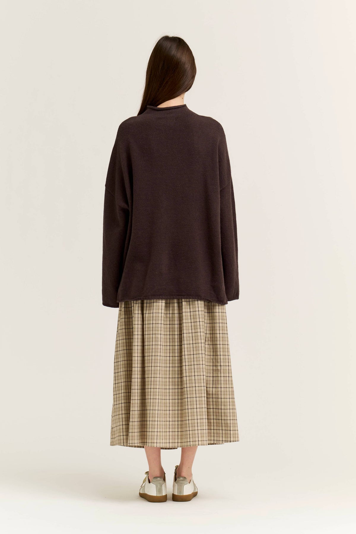 SLIDE SLIT LOOSE FIT SWEATER TOP