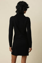 Jane High Neck Mini Knit Dress