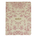 Red Toile Notes Journal, Hardcover Stationary