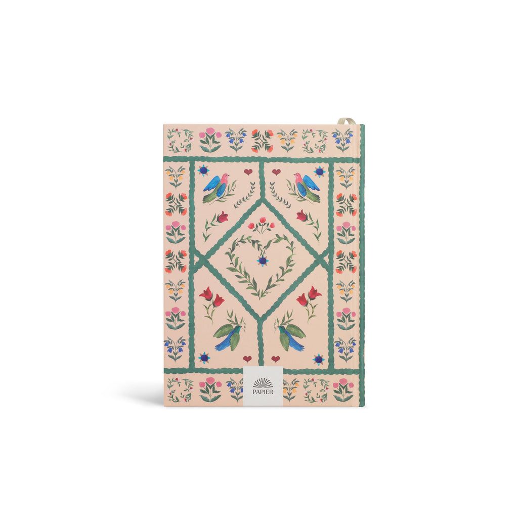 Lined Hardcover Notebook - Quilted Daydream