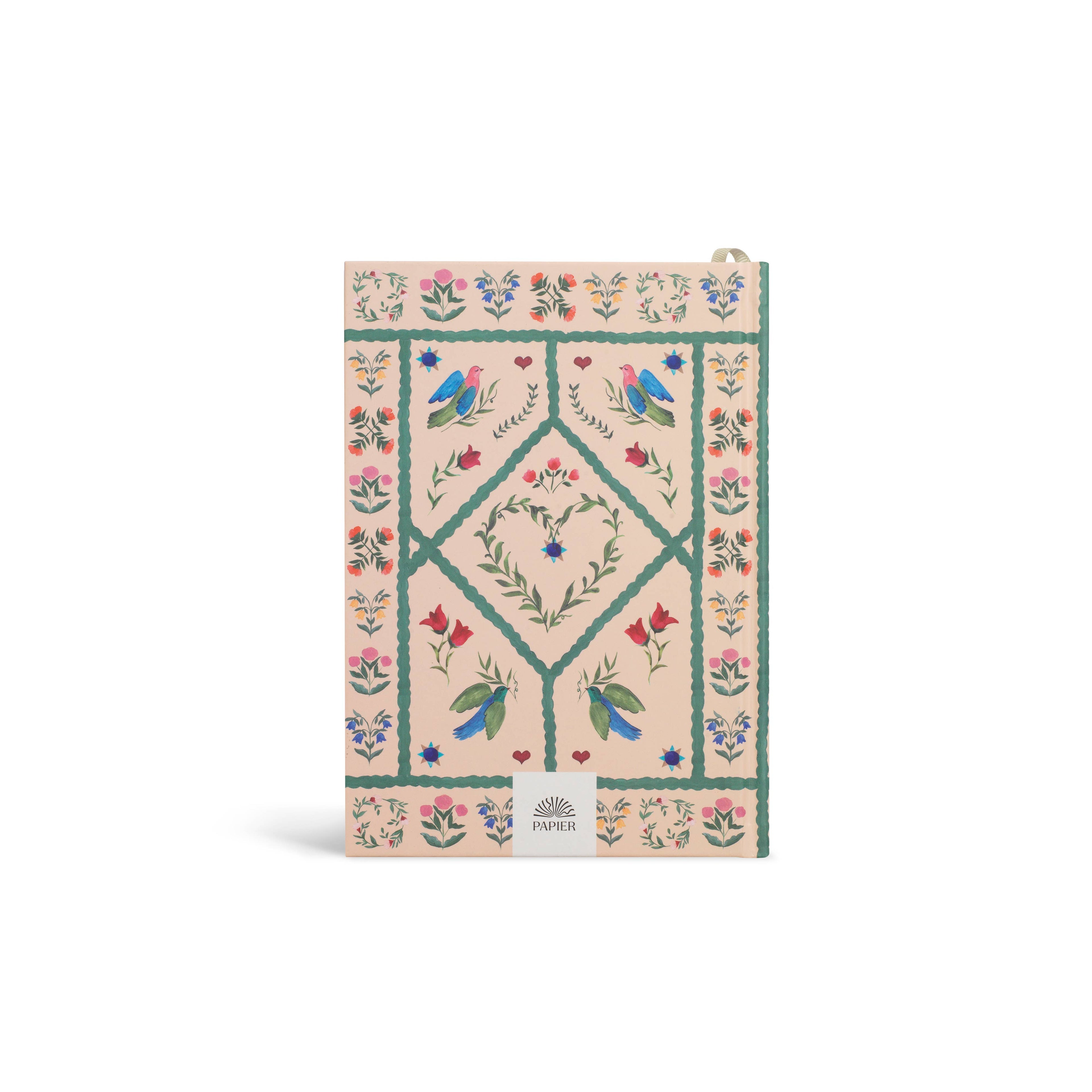 Lined Hardcover Notebook - Quilted Daydream