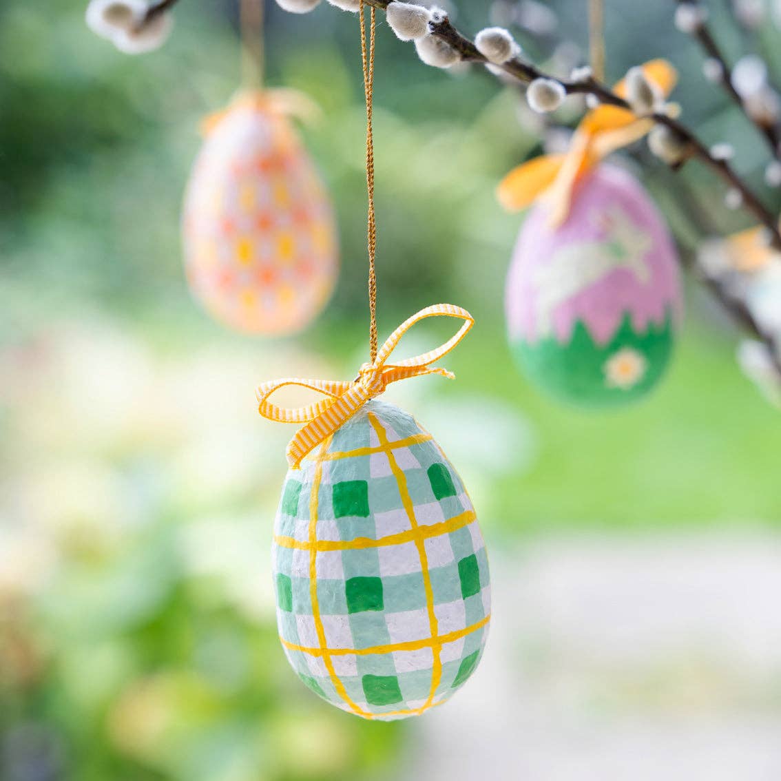 Recycled Cotton Hanging Eggs