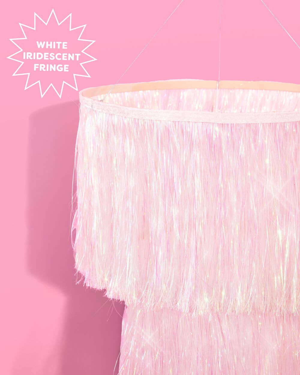 Iridescent Valentines Party Chandelier