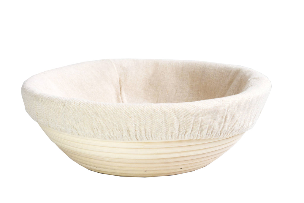 Rattan Bread Proofing Basket w/cloth Liner