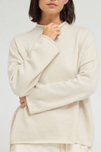 SLIDE SLIT LOOSE FIT SWEATER TOP