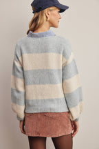 Soft Stripe Knit Sweater