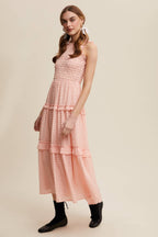 Sleeveless Gingham Dress