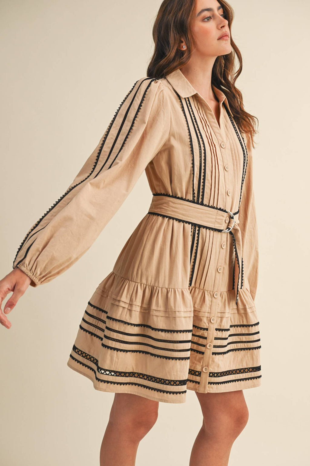 Belted Mini Dress