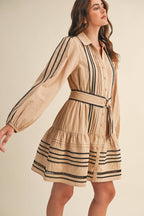 Belted Mini Dress