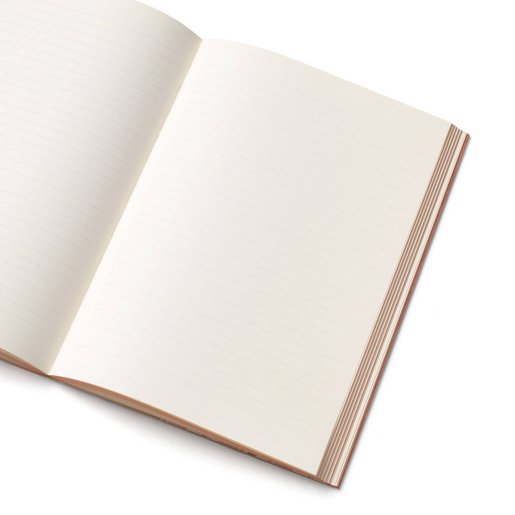 Lined Notebook, A5 Softcover - Cherry Wave