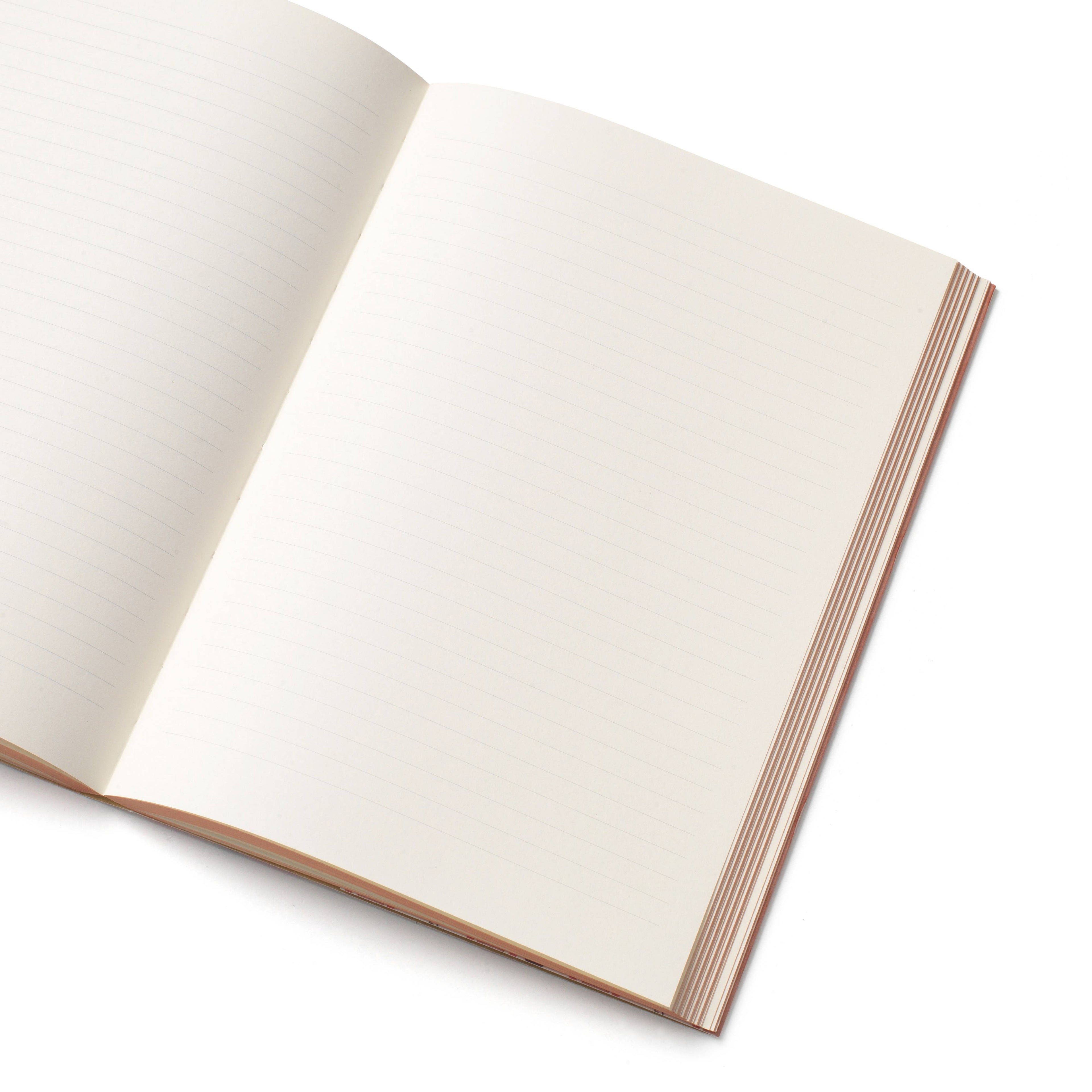 Lined Notebook, A5 Softcover - Cherry Wave