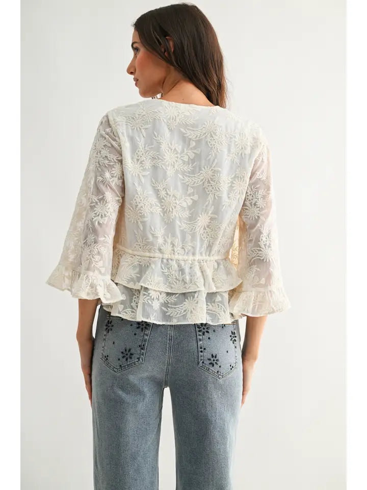 Boho Embroidered Blouse