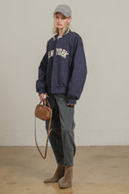 NEW YORK Patchwork Varsity Jacket